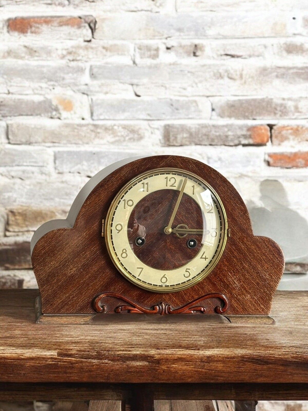 Art Deco Mantle Clock By Hac, Hamburg American Clock Company. Stunning photo furniture