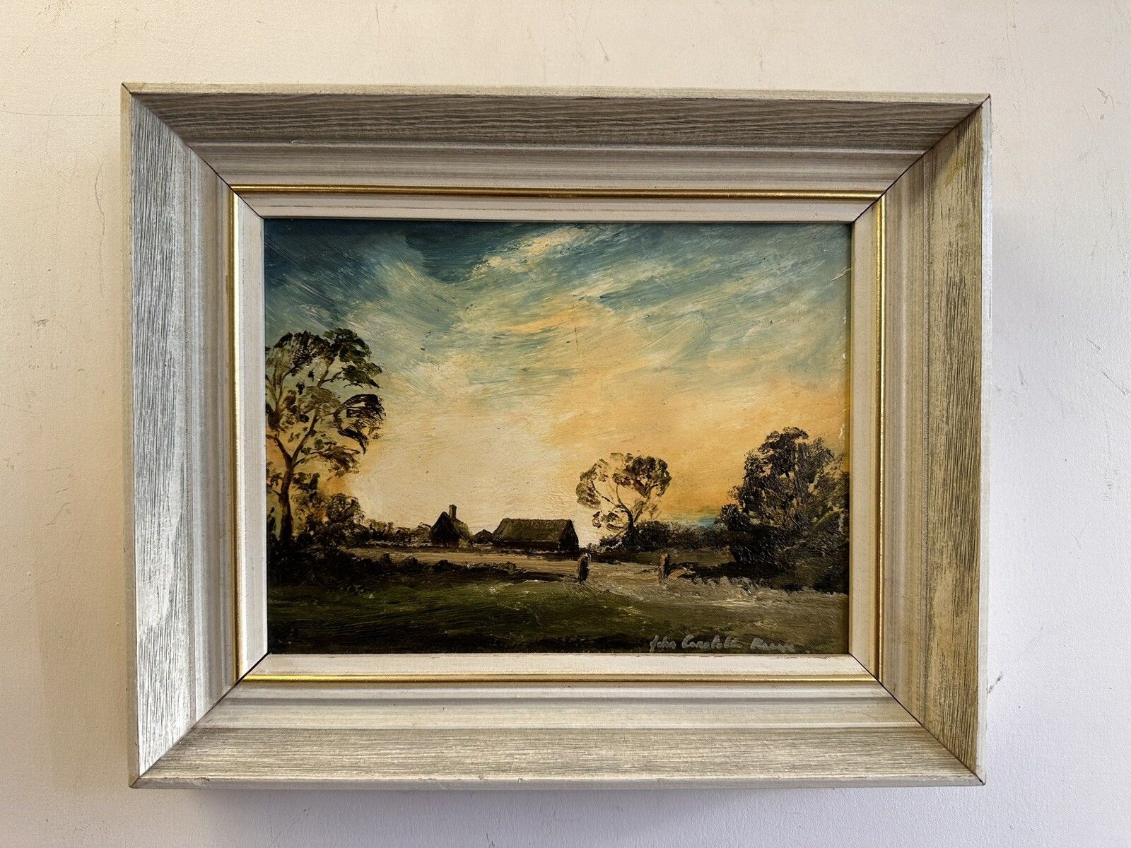 Suffolk Artist John Constable Reeve Oil Painting Mettingham Suffolk Landscape