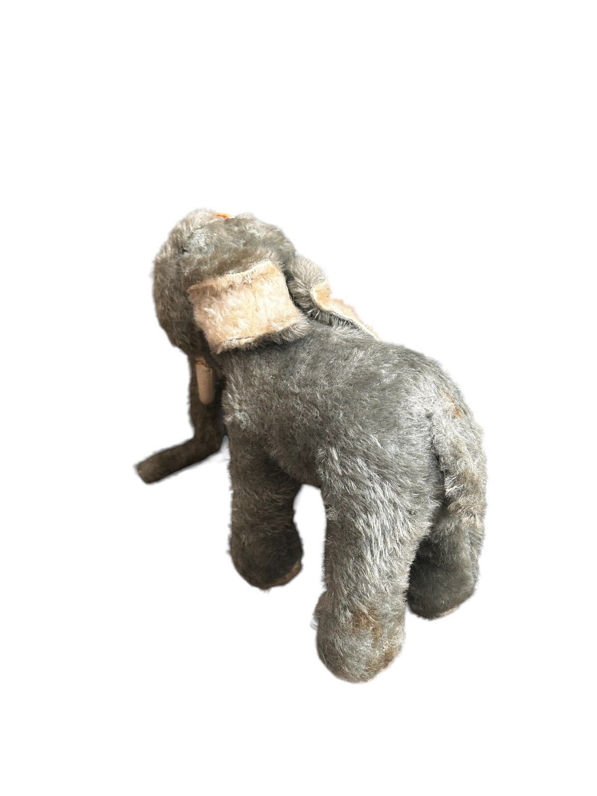 Vintage 1950s Nellie The Elephant Grey Soft Toy By Merrythought  Mohair photo Home Decor