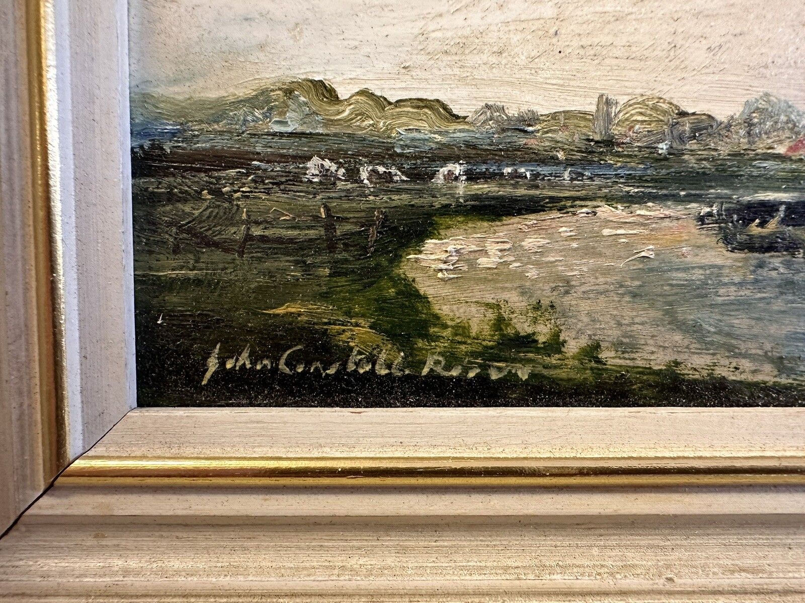 Suffolk Artist John Constable Reeve Oil Painting Beccles Suffolk Landscape photo 125.0