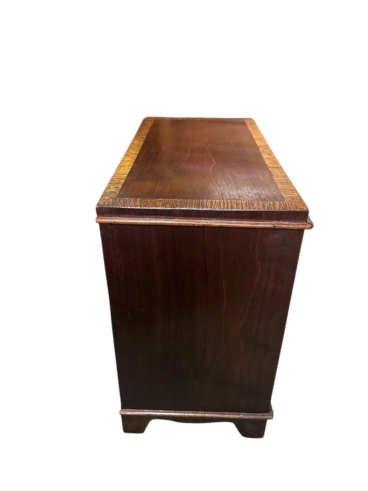 Antique Miniature Apprentice Tabletop Chest Of Drawers Graduated Drawers photo vinterior