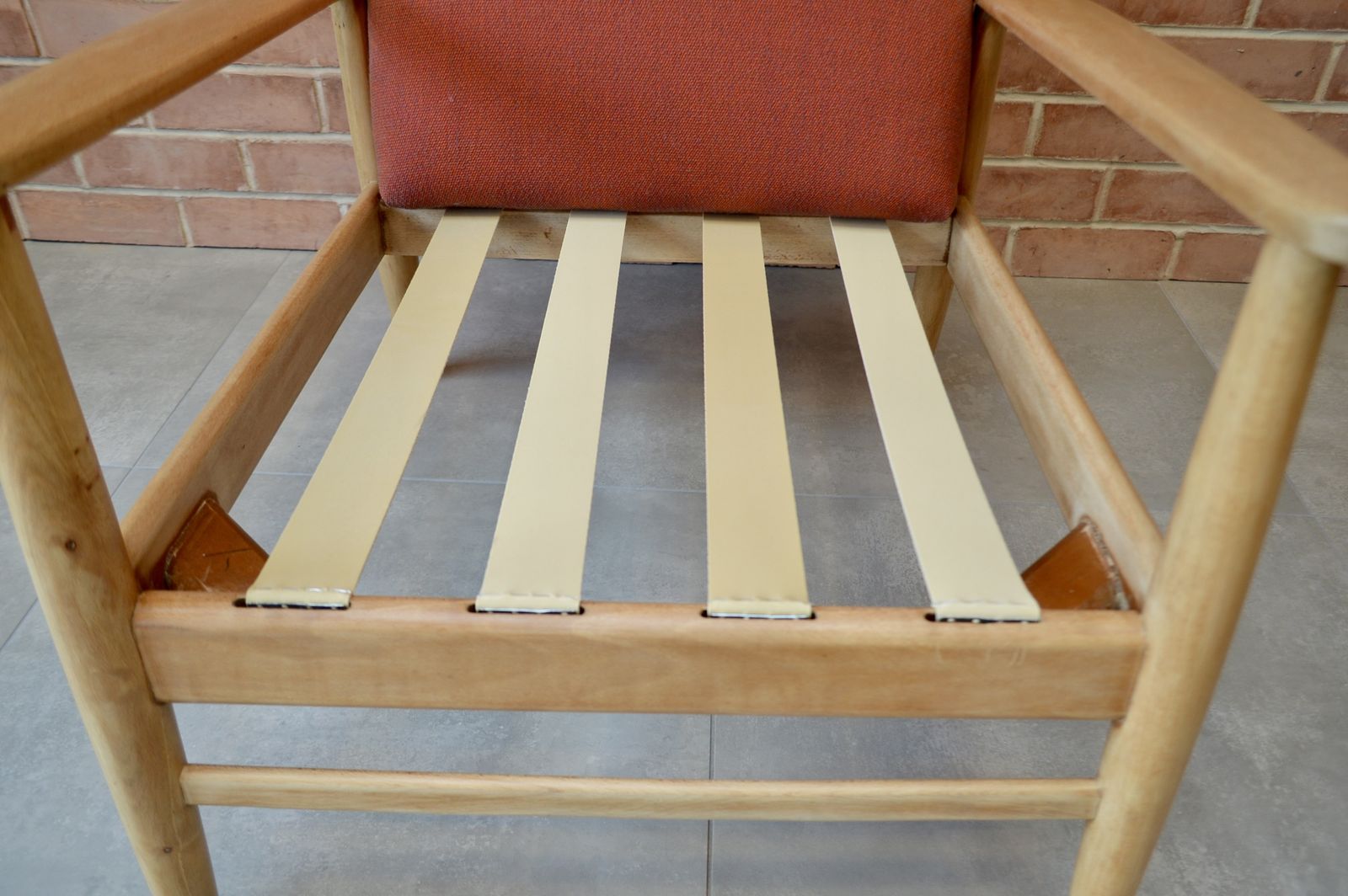 Pair Of Mid Century Scandinavian Teak Easy Chairs photo buy