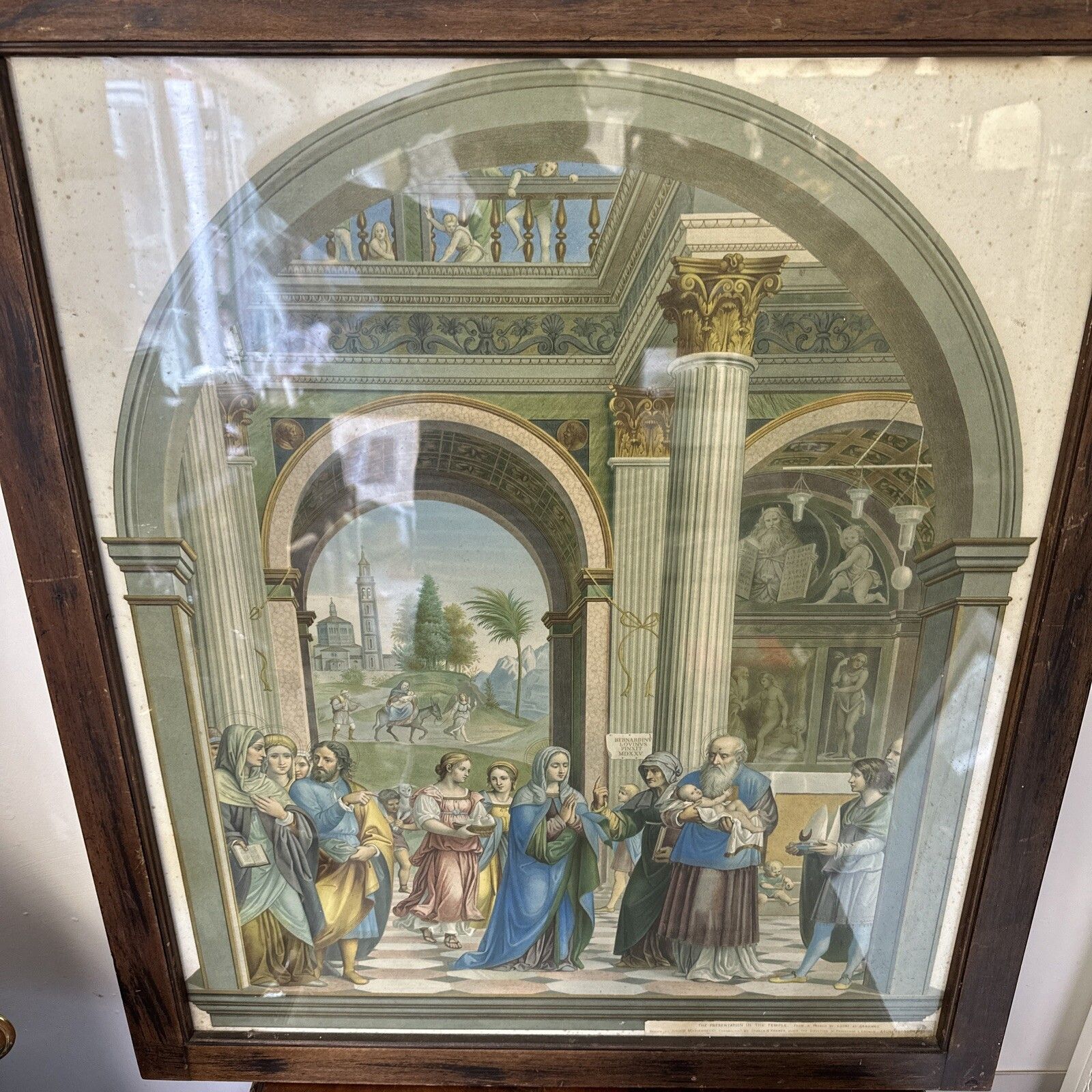 Bernardino Luini Circumcision Of Jesus In The Temple Antique Arundel Society photo furniture