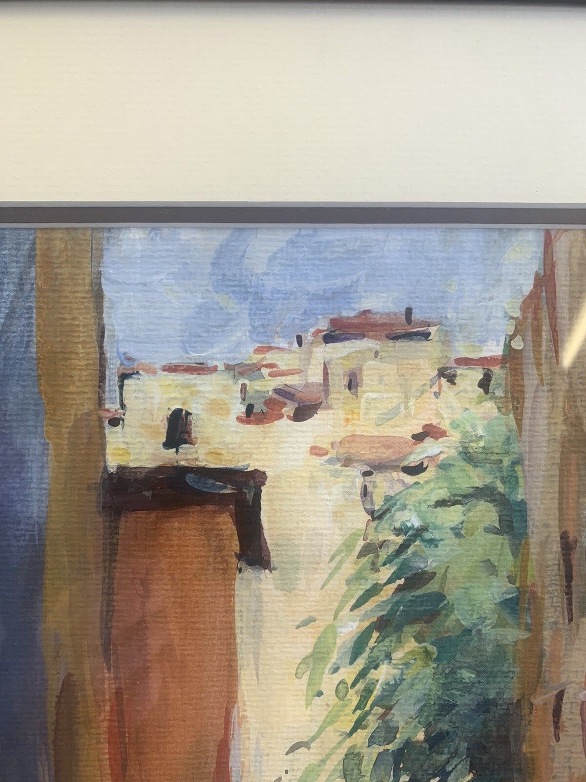 Mid Century Venice Italy Watercolour Painting By Margaret Whitehead. Signed photo Art