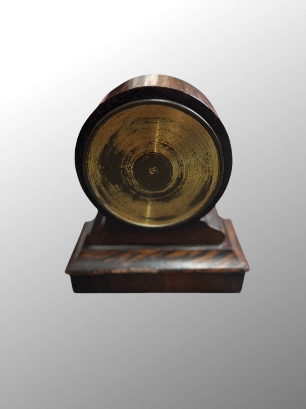 Miniature 19th Century French Simulated Rosewood Mantel Timepiece Beautiful photo vinterior