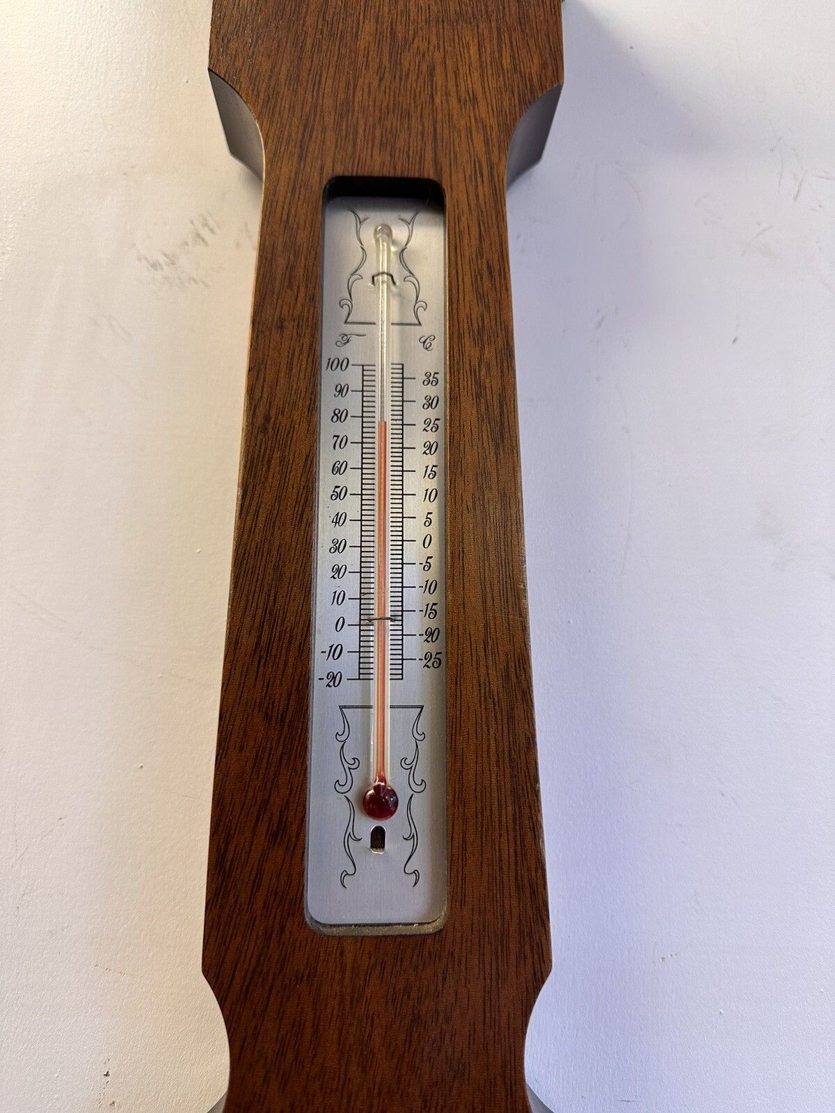Short & Mason England Quality Aneroid Banjo Barometer photo vinterior