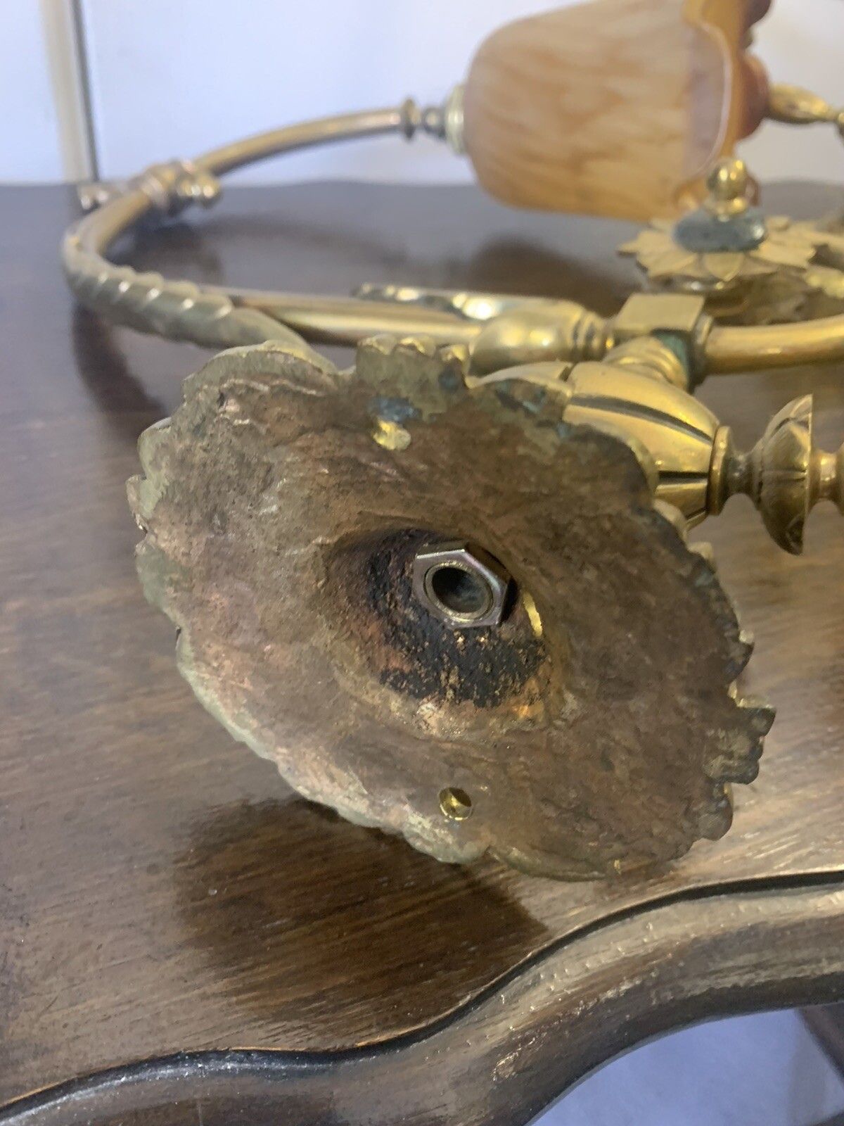 Exquisite Antique Art Nouveau Top Quality Wall Lights Goose Neck Gorgeous ￼ photo vintage