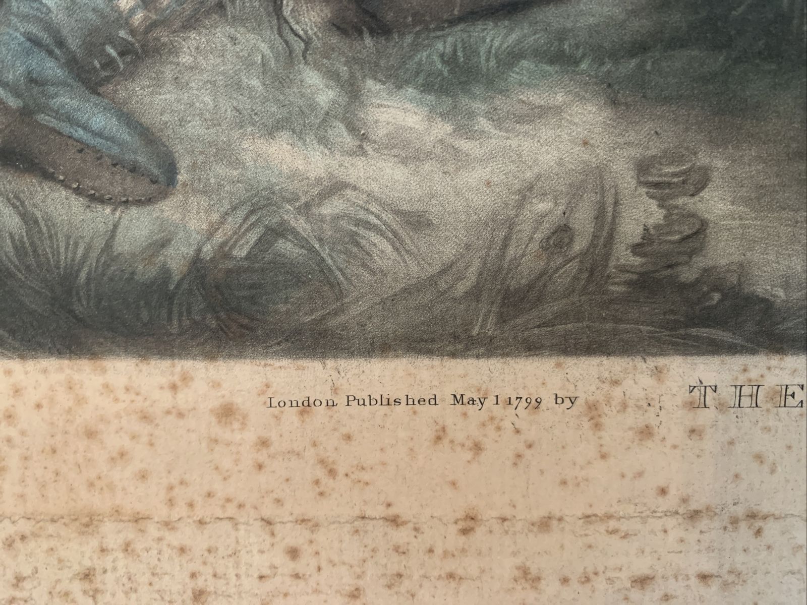 J.R. Smith After George Morland 1799 Mezzotint, The Fern Gatherers photo 50.0