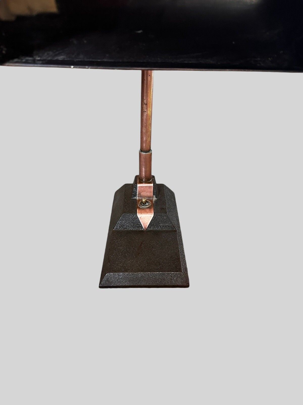 1920’s Copper And Brass Bankers Desk Lamp photo Lighting