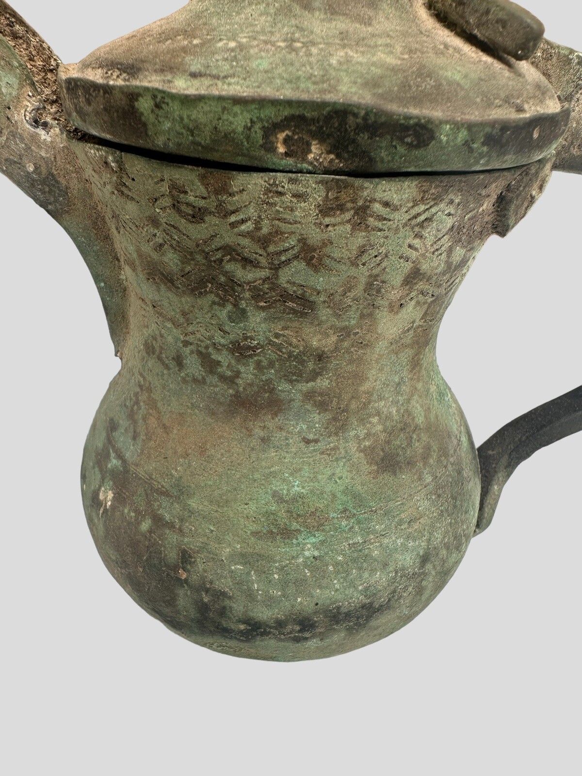 Arabic Dallah Coffee Pot Islamic Middle East Damascus Iraqi 20 Cm Tall photo Home Decor