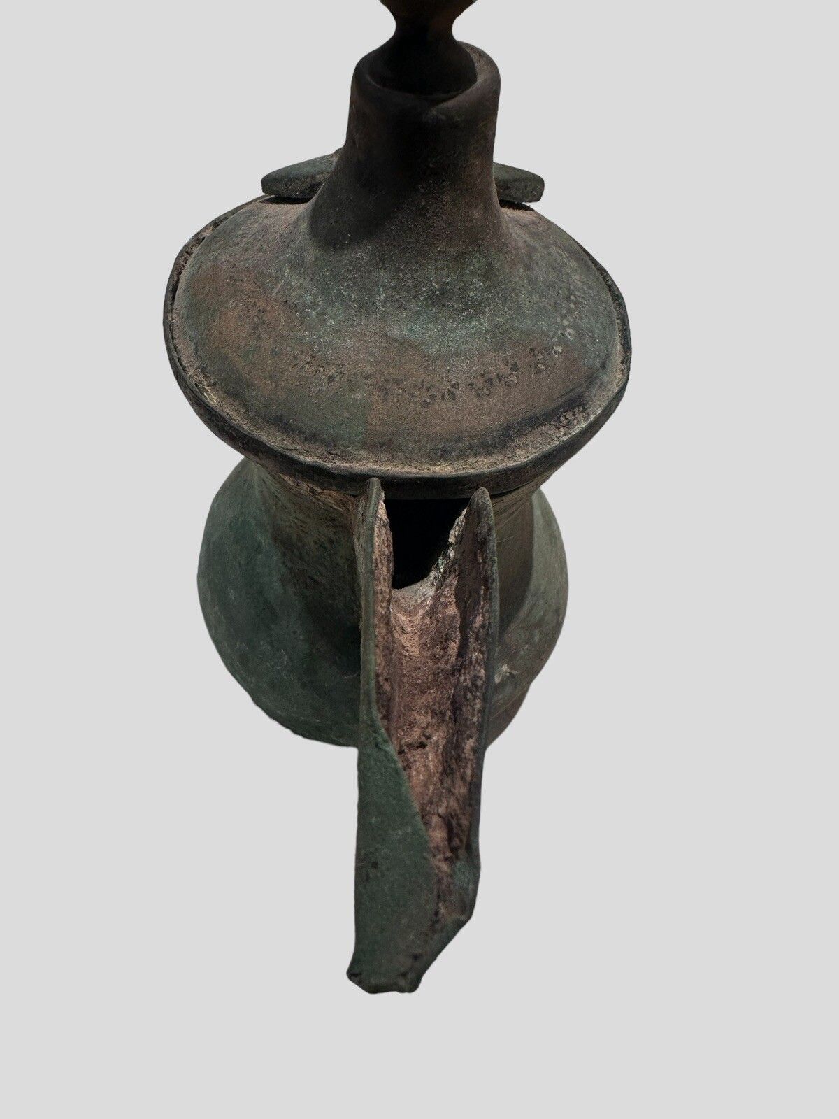 Arabic Dallah Coffee Pot Islamic Middle East Damascus Iraqi 20 Cm Tall photo vintage