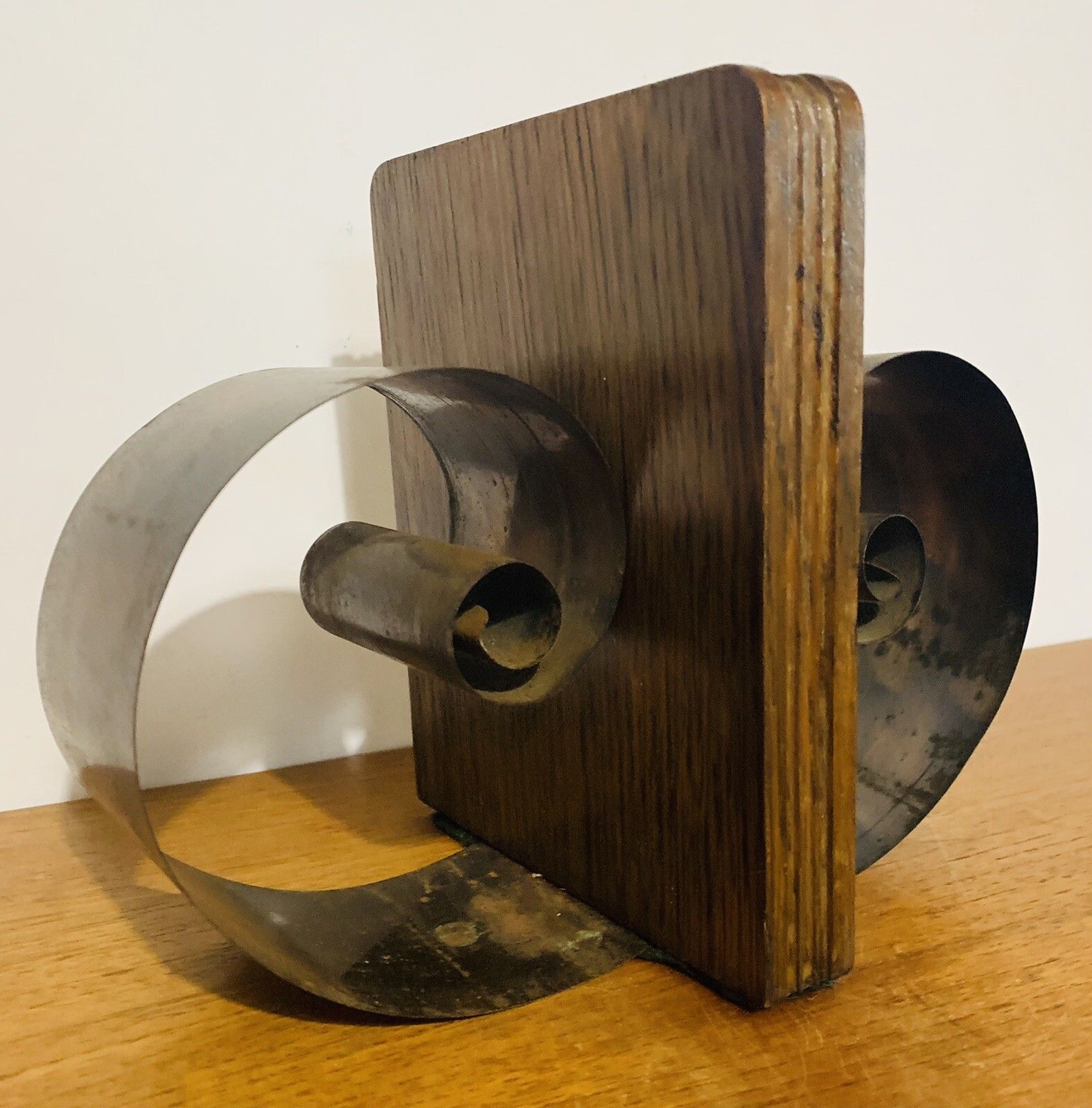 Superb Revere Company Art Deco Bookend Designed By Fred D. Farr photo for sale