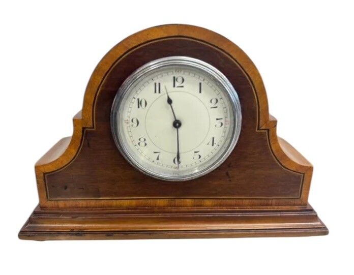 Antique Edwardian Swiss Made Buren Mantle Clock Super Quality Fully Working photo furniture