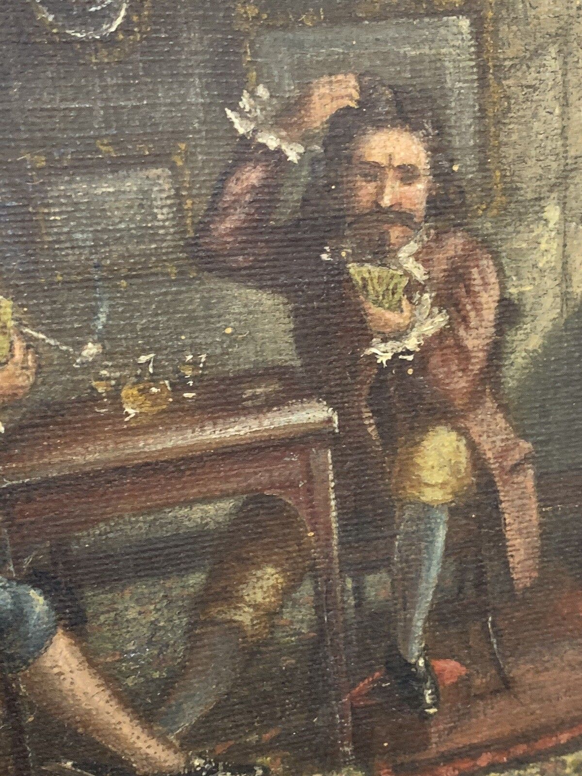 Early Original Oil On Canvas By  French Artist B Jacquier. photo 495.0
