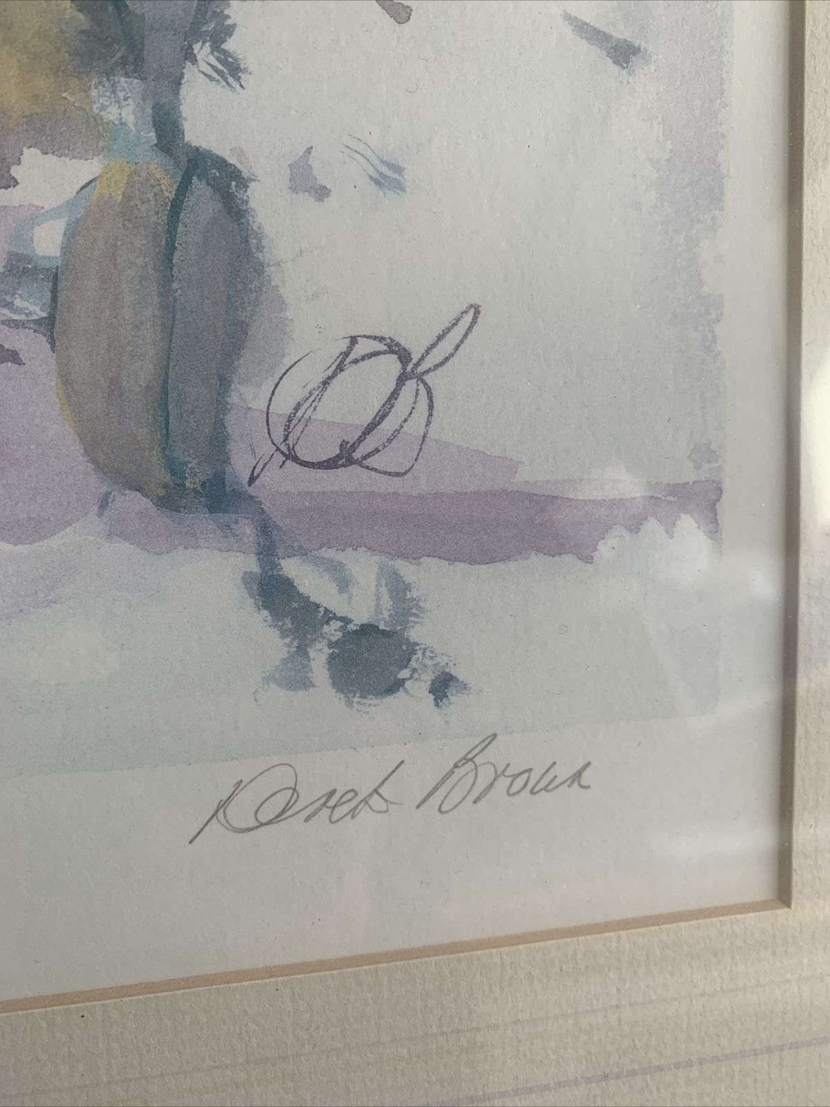 Derek Brown Art Artwork Signed Limited Edition Still Life Botanical 77x50cm photo 70.0