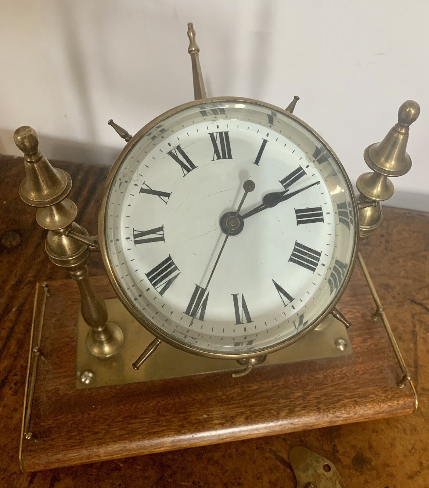 Antique Gpo 1 Mechanical Bulk Head Ships Clock Working Maritime photo for sale