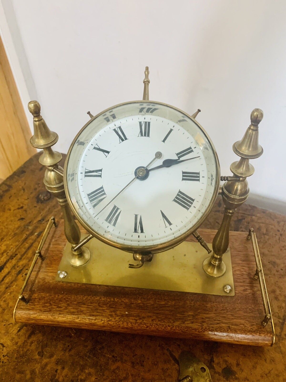 Antique Gpo 1 Mechanical Bulk Head Ships Clock Working Maritime photo Home Decor