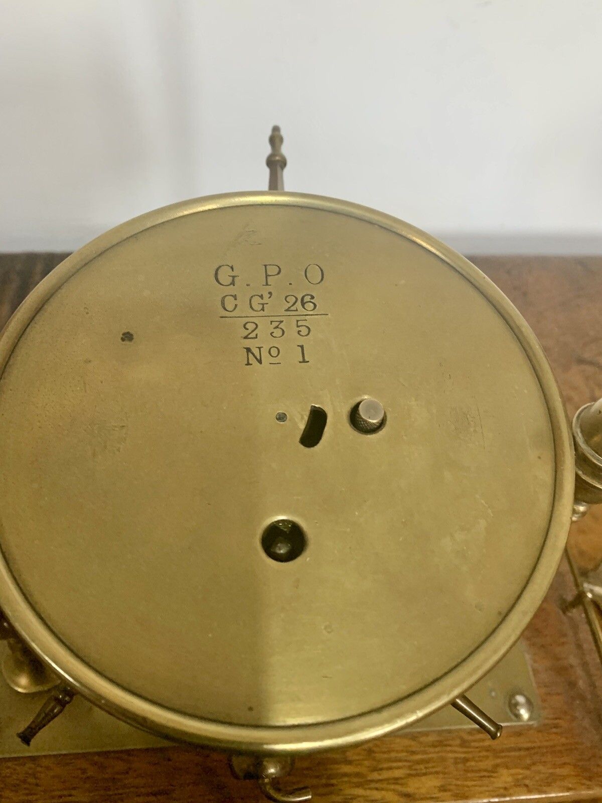 Antique Gpo 1 Mechanical Bulk Head Ships Clock Working Maritime photo buy