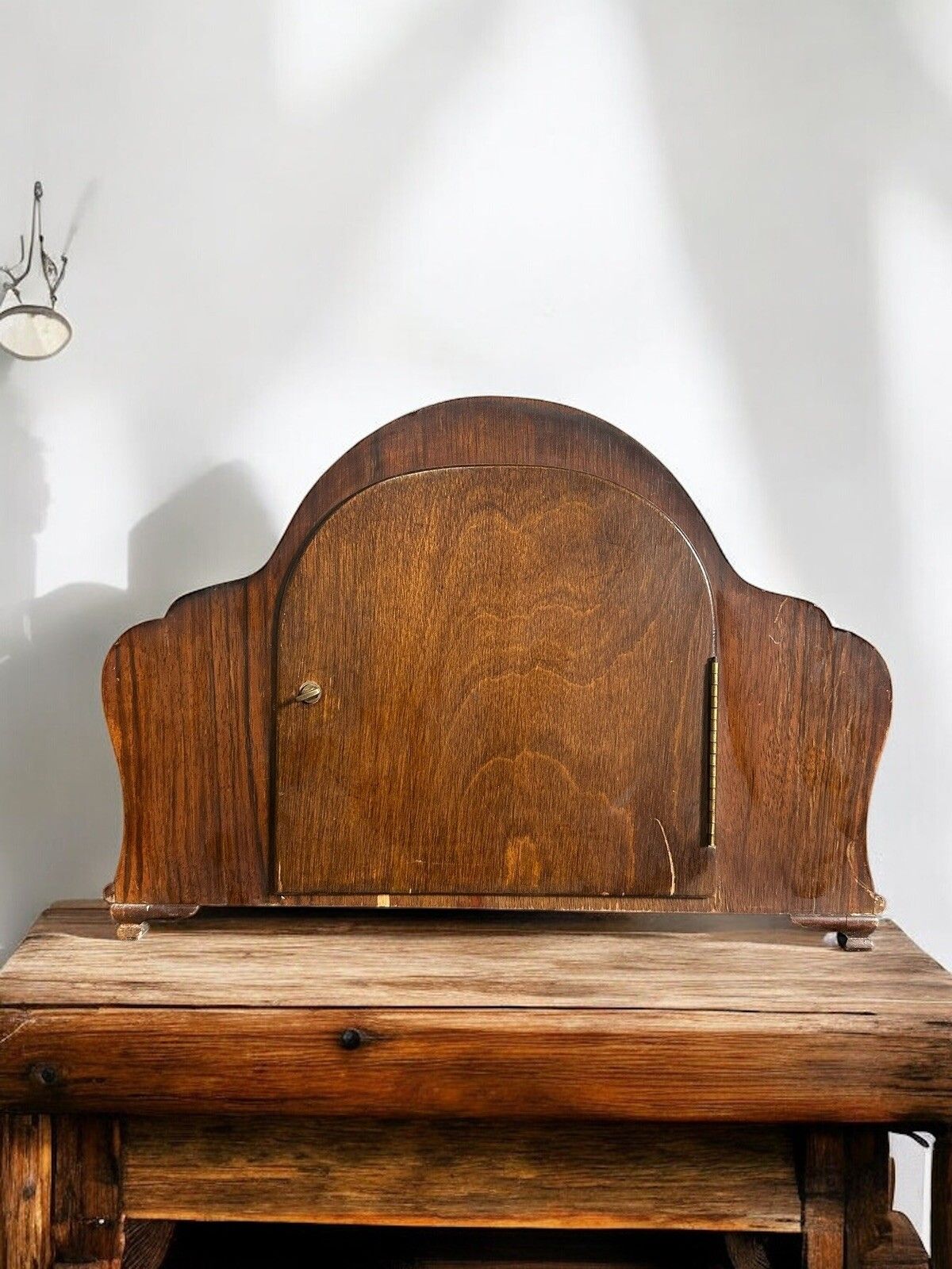 C1930’s Pretty Art Deco German Westminster Chime Mantle Clock photo Home Decor
