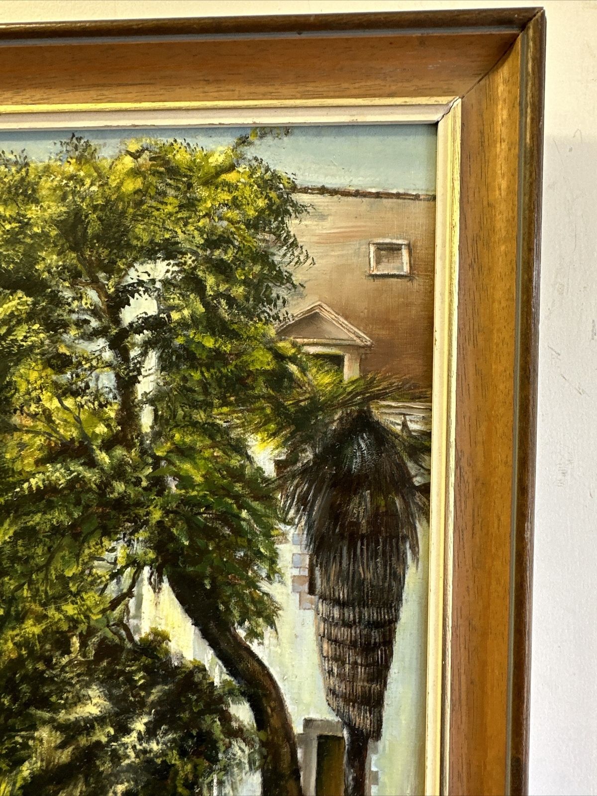 Vintage Signed Oil Brittany France Stream In Pont Avon 47cm By 33cm photo 55.0