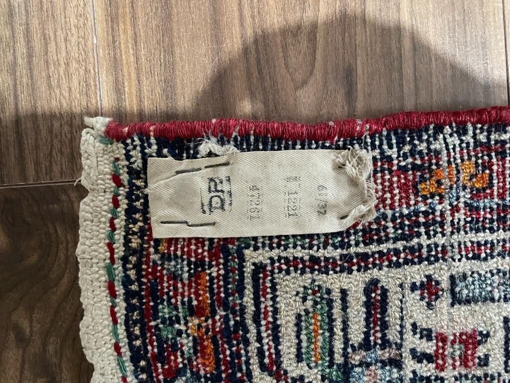 Vintage  Antique Eastern Traditional 100% Wool Rug 156cm By 114cm R8 photo vintage