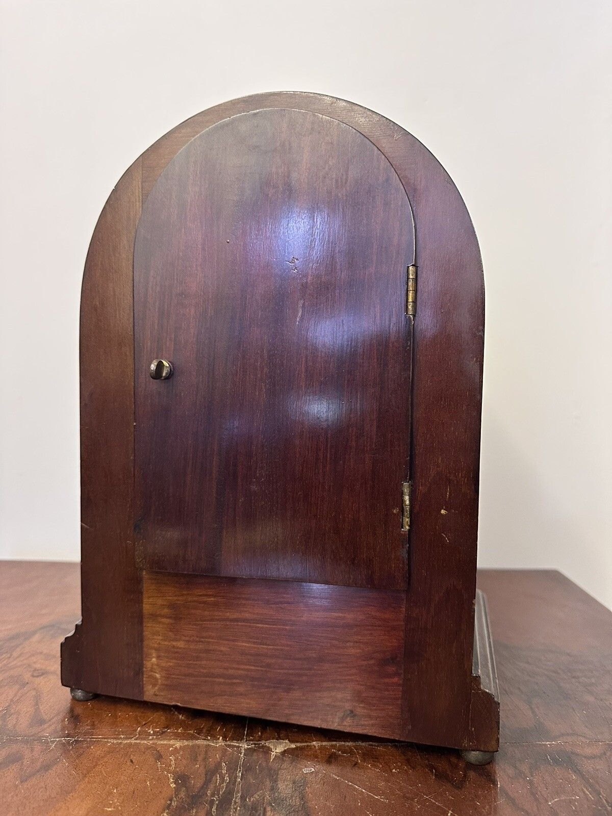 Antique Edwardian Inlaid Glasgow Maker Mantel Clock  Todd & Son photo vinterior