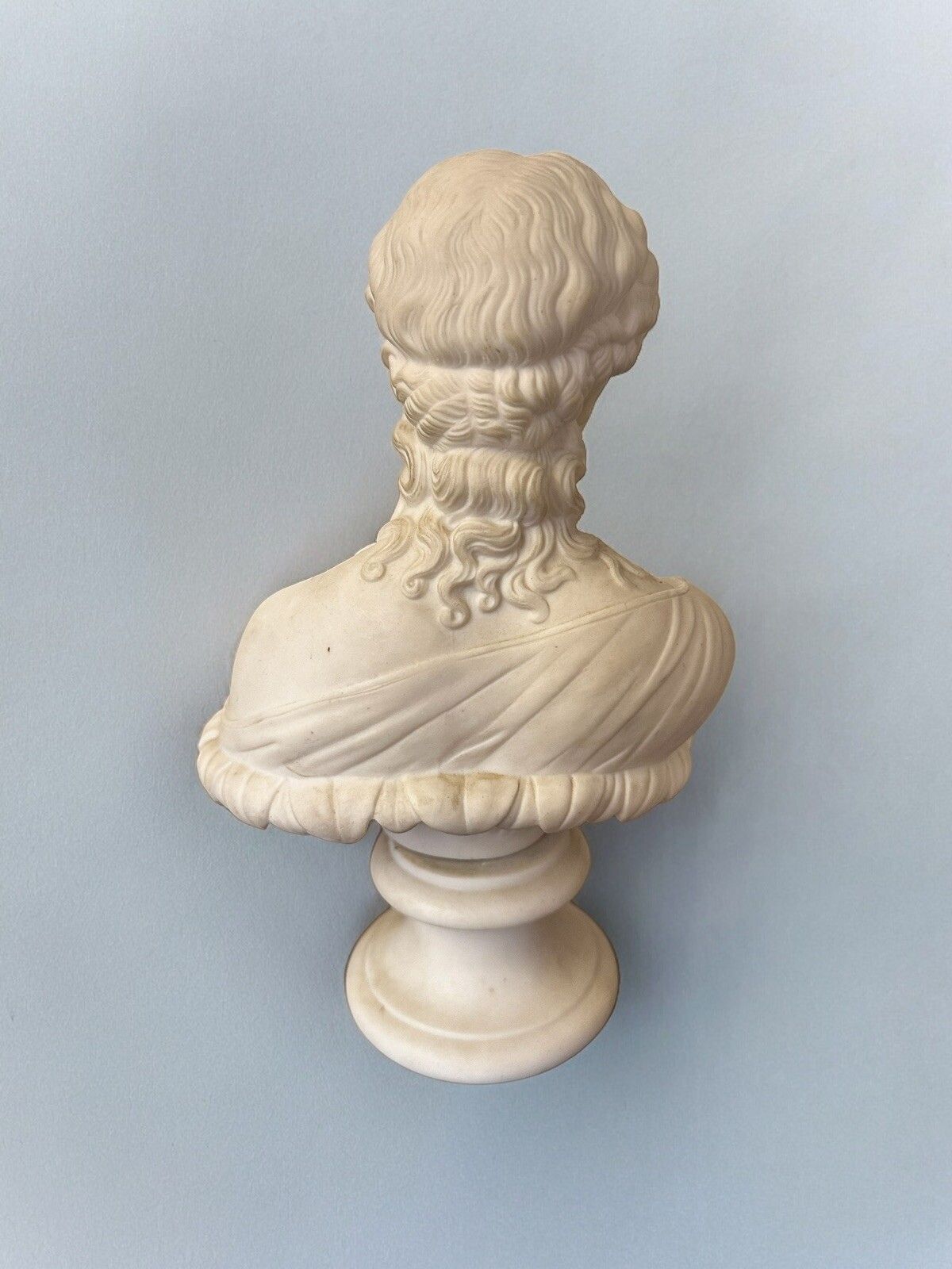 Antqiue Parian Bust Of Clytie, Classical Sculpture. Ornament, photo Art