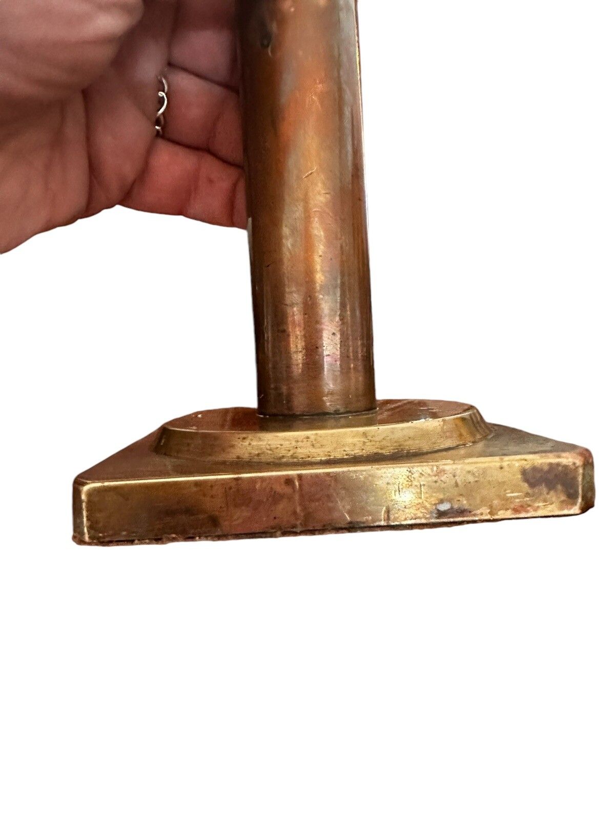 Trench Art Candle Holder Or Spill Vase 17cm Tall photo 55.0
