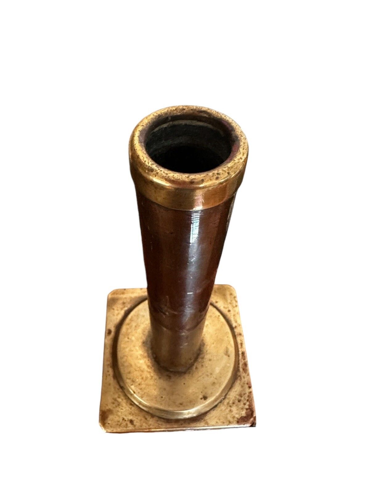 Trench Art Candle Holder Or Spill Vase 17cm Tall photo buy