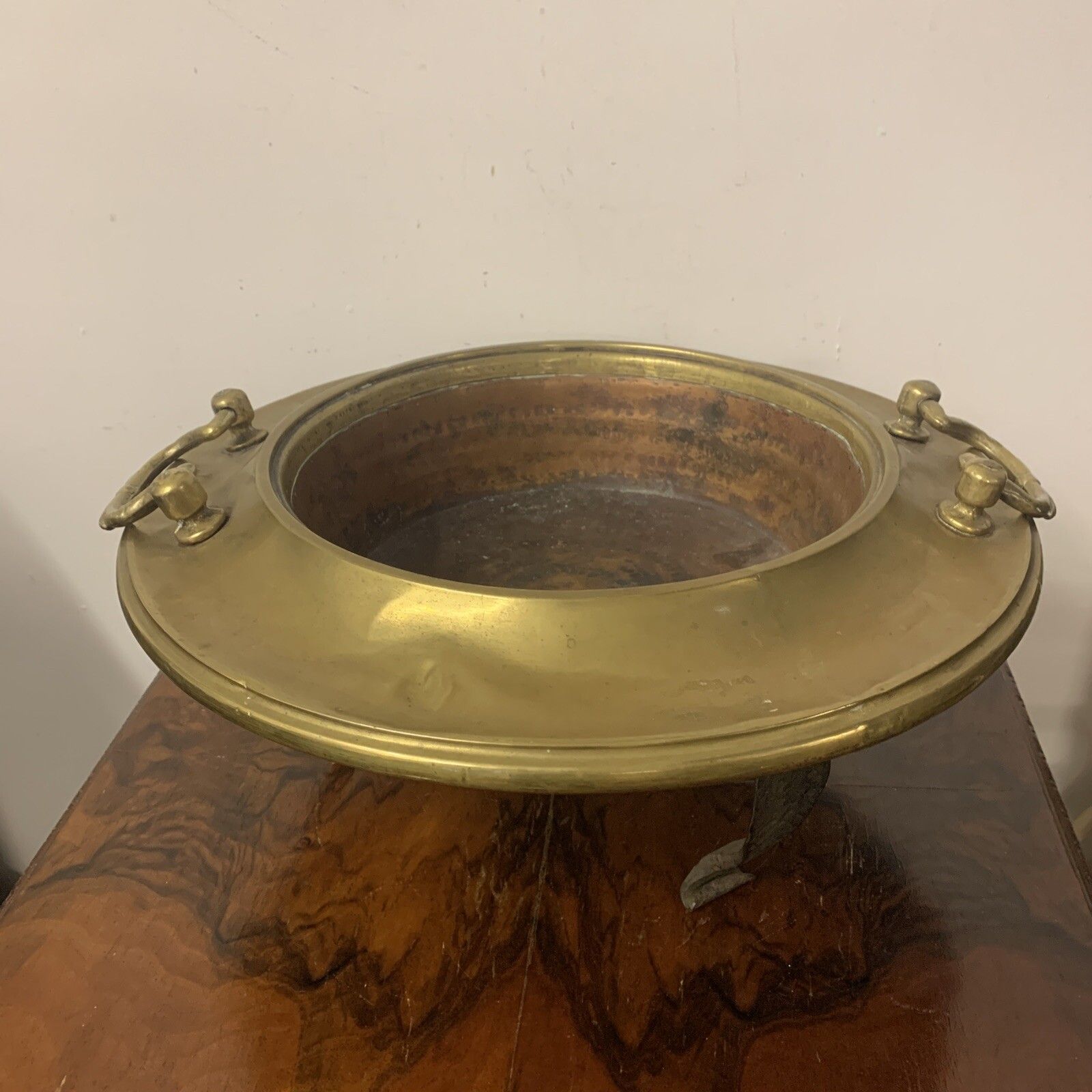 19th Century County House Brass Brazier Ice Bucket Champagne / Wine Super photo furniture