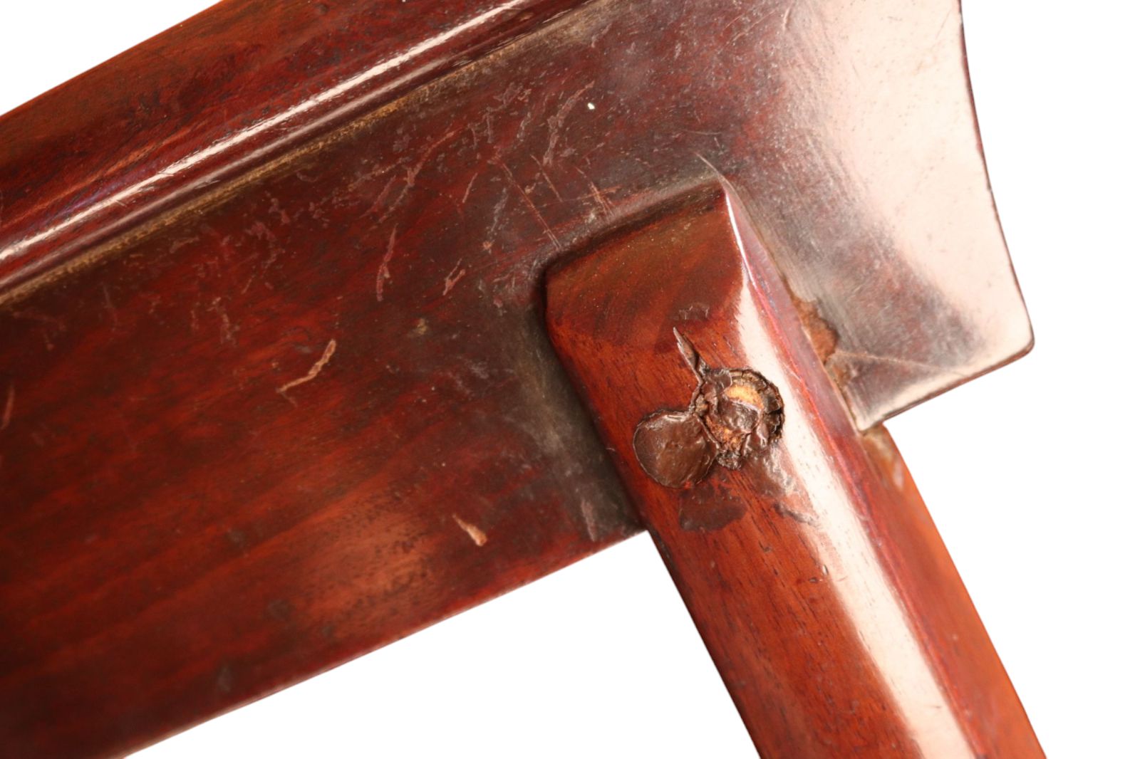 Set Of 4 Regency Style Antique Bar Back Sabre Leg Mahogany Dining Chairs photo 245.0