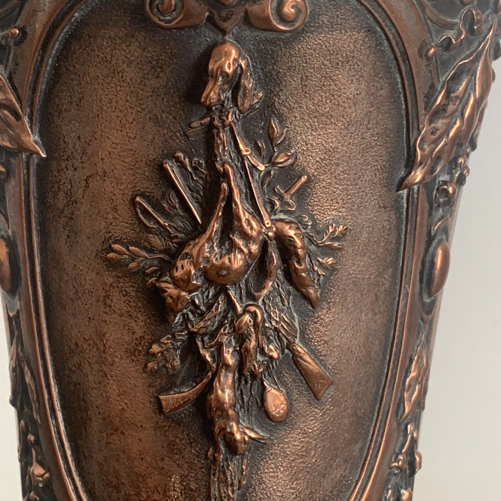 19th Century Mappin And Webb Brass Bronze? Vase Art Nouveau Design photo vintage
