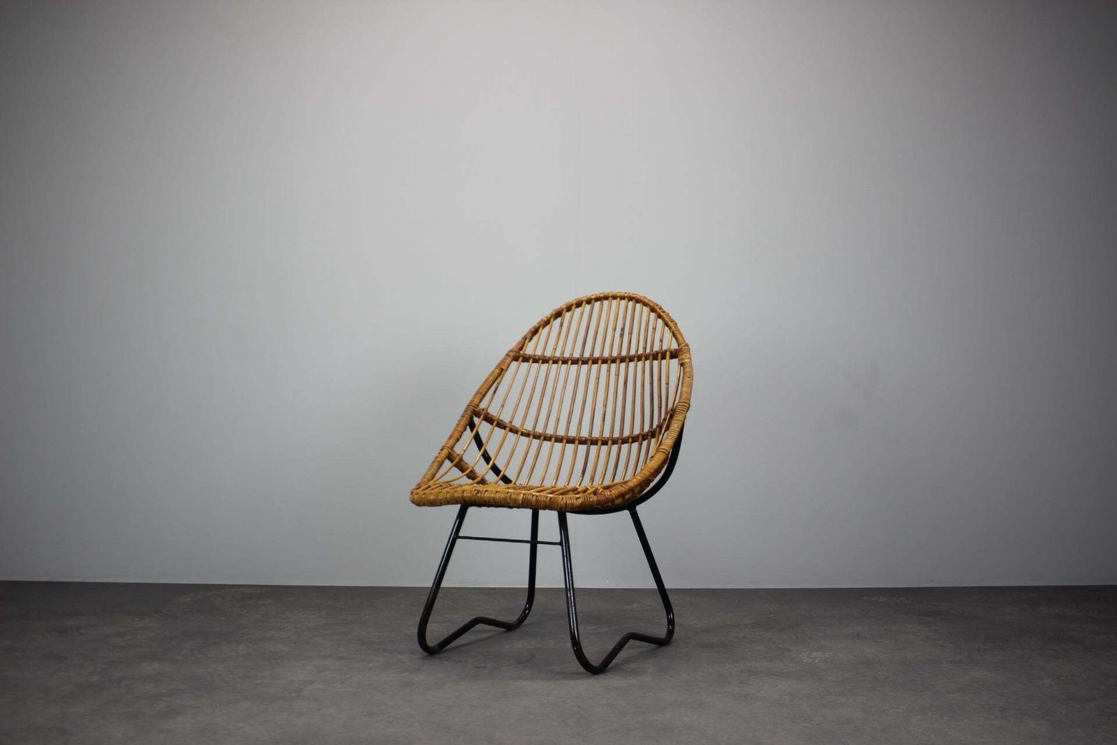 Rattan Lounge Chair By Uluv For Alan Fuchs, Czechoslovakia, 1960s photo furniture