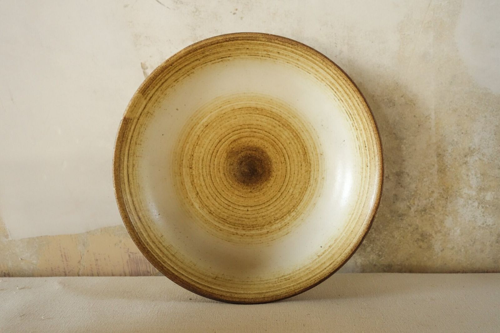 Vintage French Ceramic Hollow Plates. photo vinterior