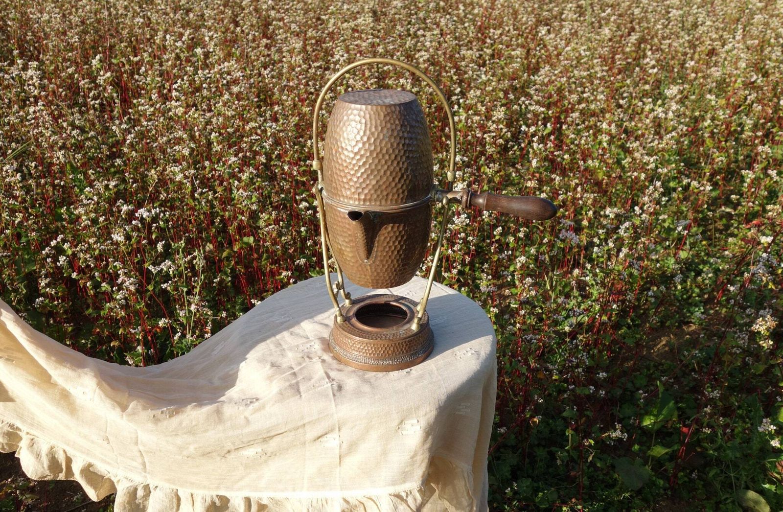 Antique Copper Coffee Brewer