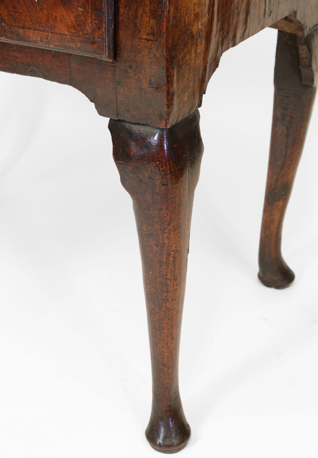 Furniture Mid 18th Century English Provincial George II Small Lowboy photo