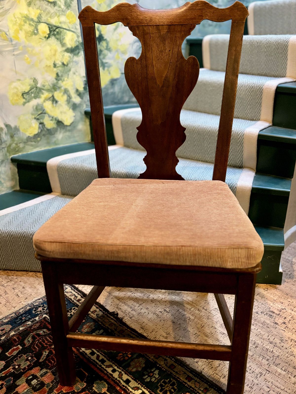 Four 18th Century Oak, Elm And Fruitwood Standard Dining Chairs photo buy