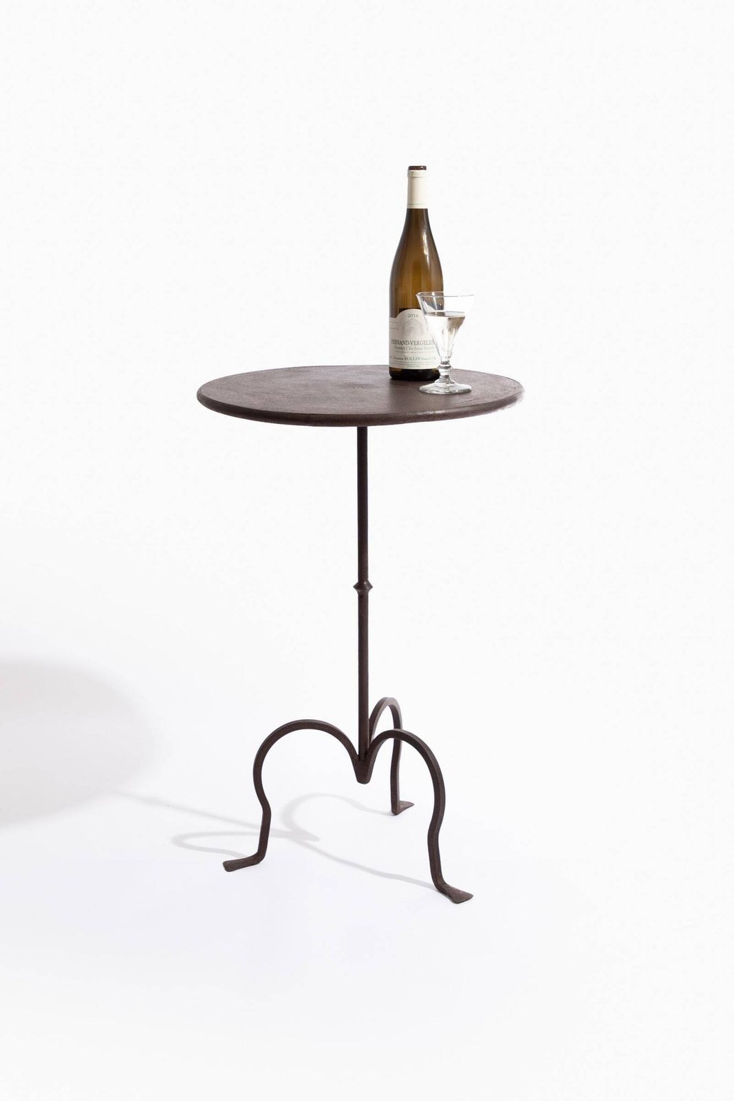 Wrought Iron Wine Table, 1940s photo furniture