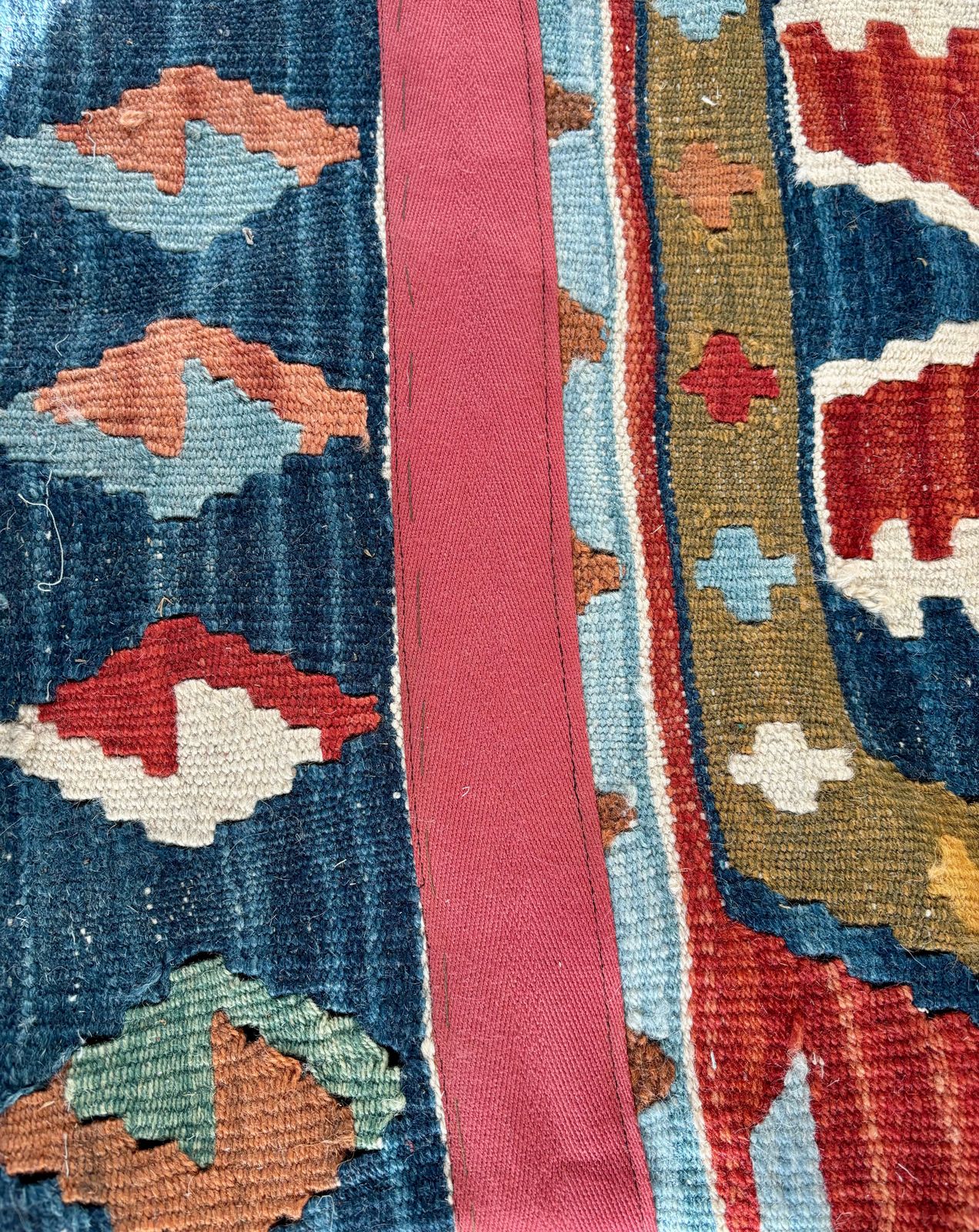 Turkish Hand Woven Tribal Kilim Rug 240x140cm photo for sale