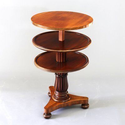 William IV Metamorphic Mahogany Coffee Table Or Three Tier Dumbwaiter, 1835 photo 1384.0