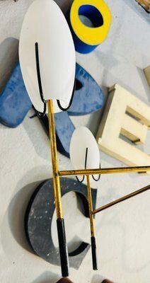 Vintage Chandelier In White Opaline Glass photo vintage