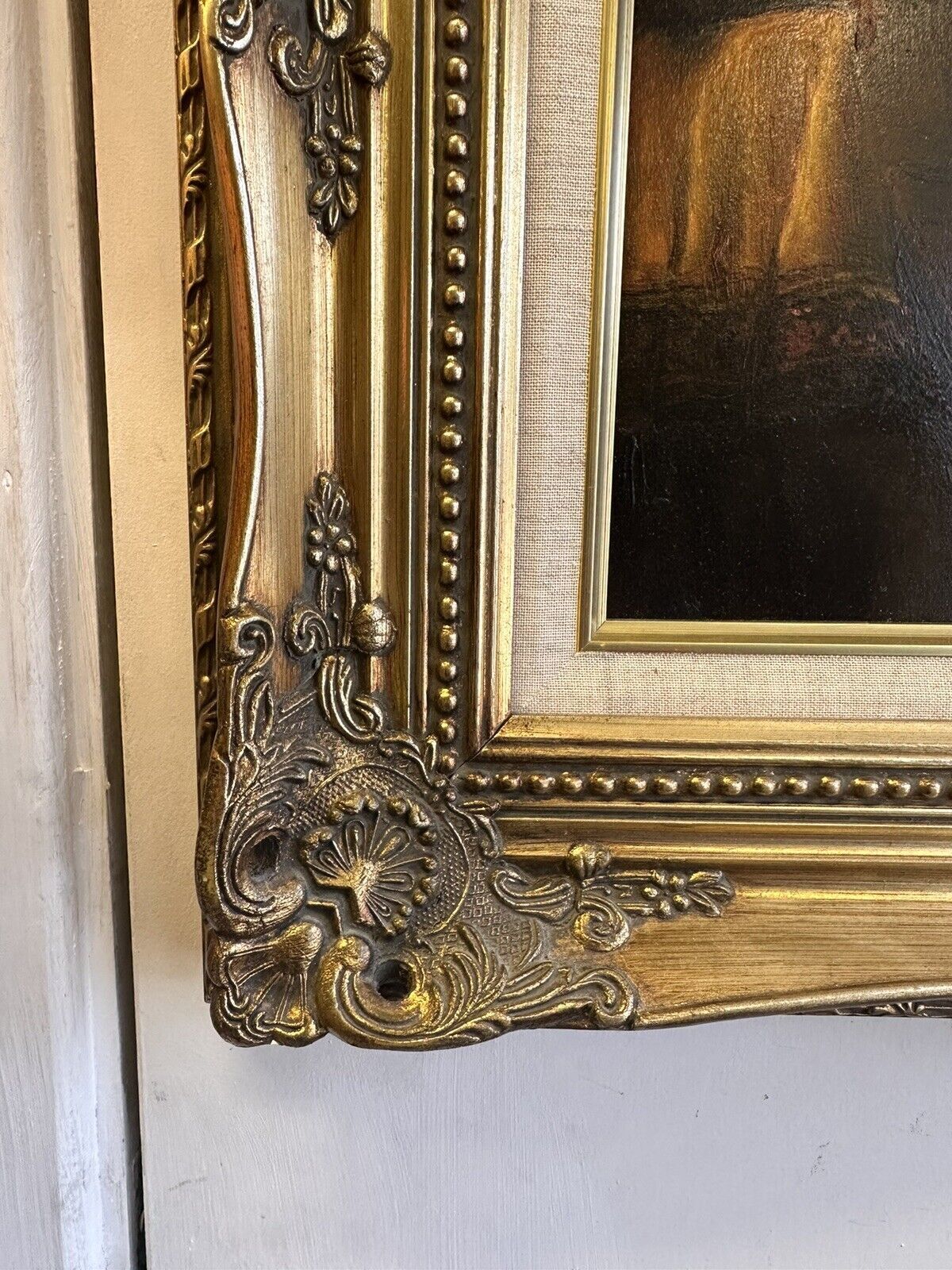 Original Signed Oil By Johnny Gaston In The Style Of Rembrandt photo for sale