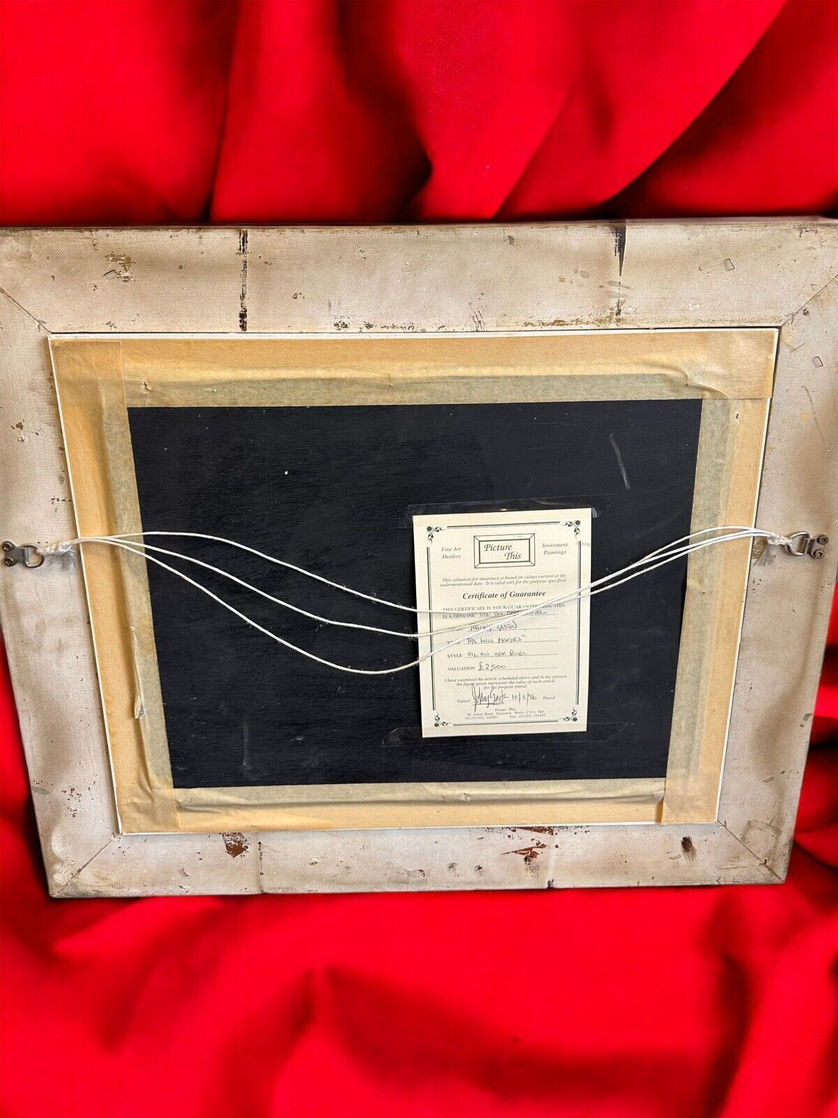 Original Signed Oil By Johnny Gaston In The Style Of Rembrandt photo Art