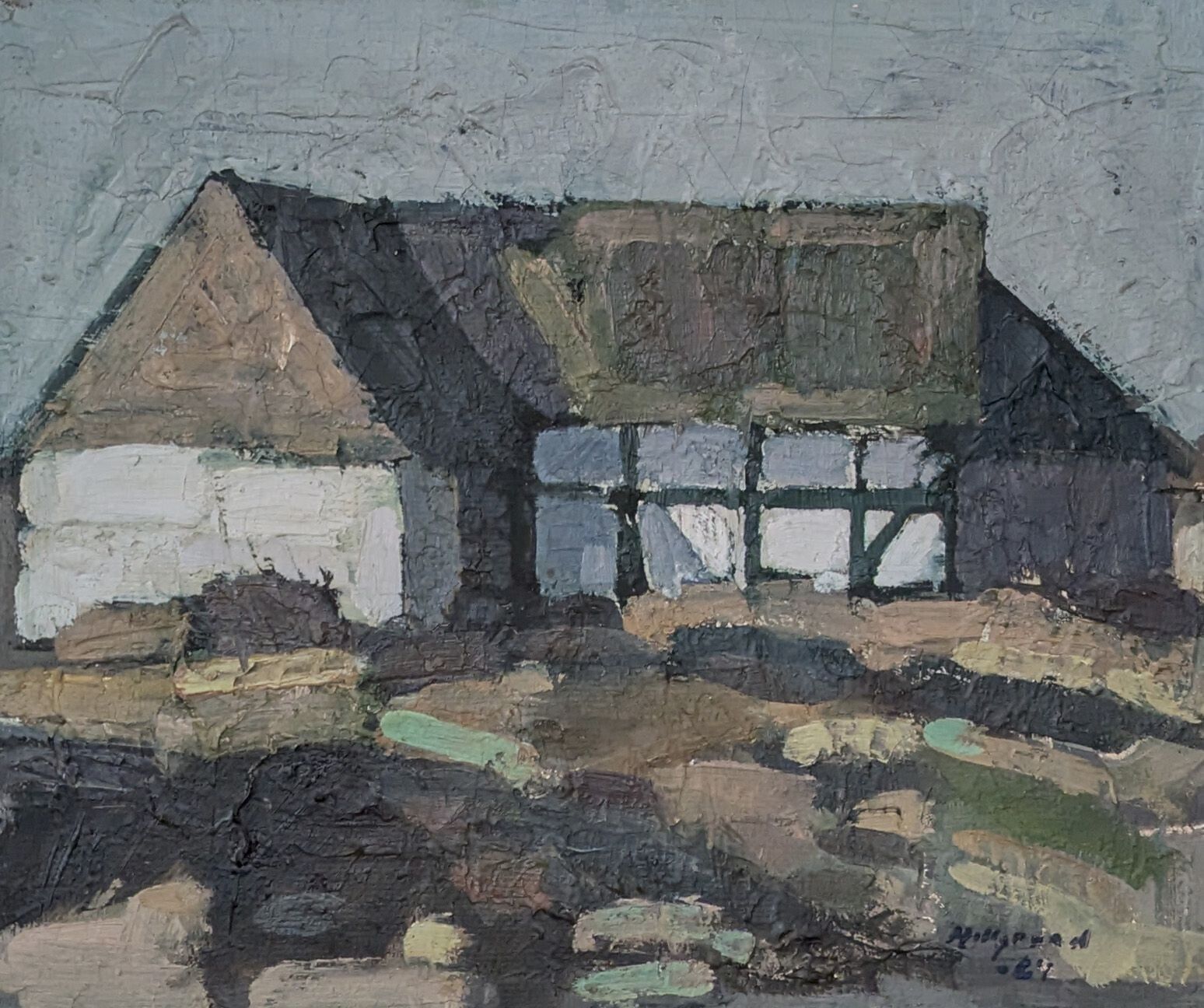 Bengt Hillgrund (1935–1981) 'Half Finished Barn' photo furniture