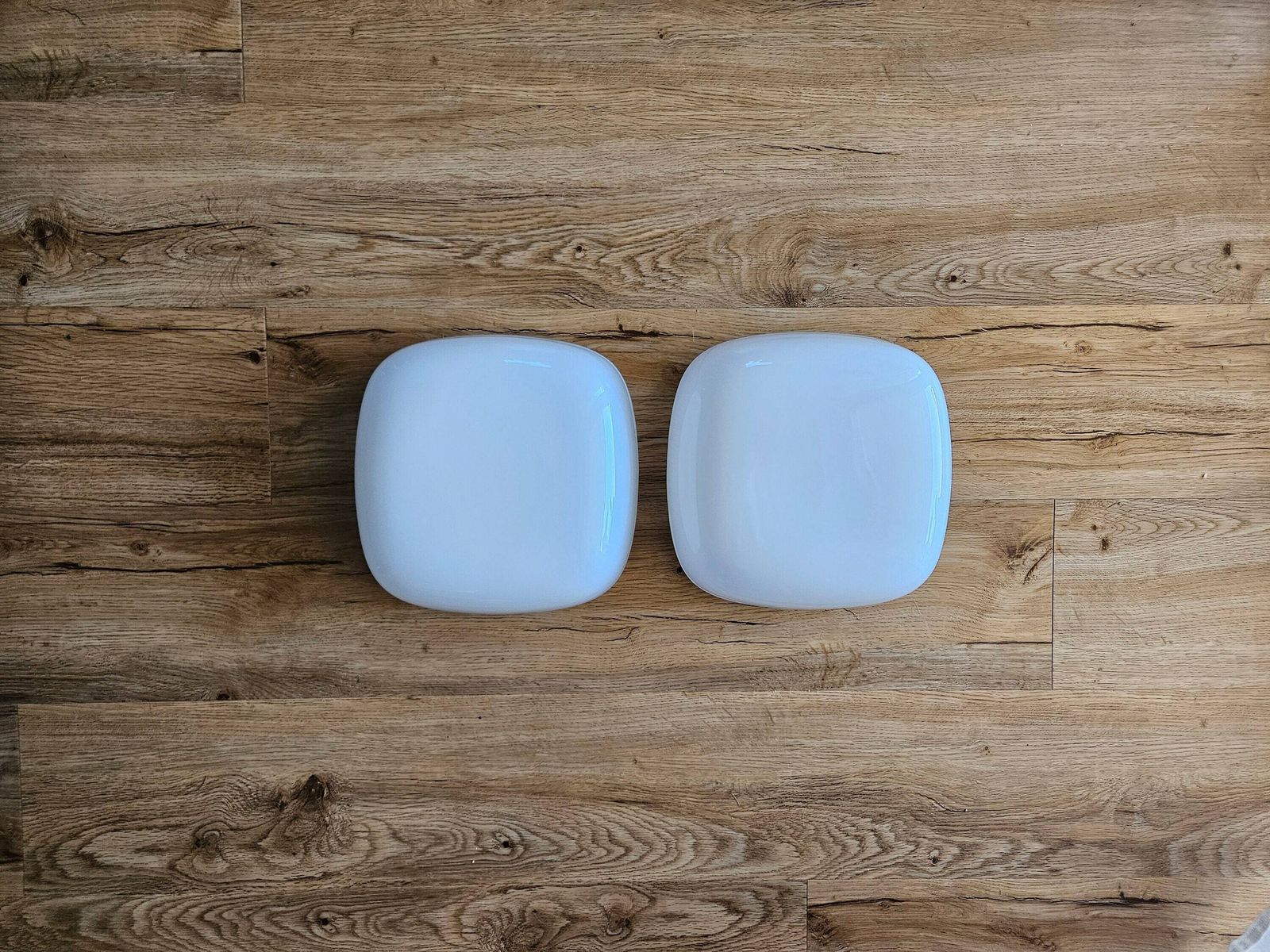 A Set Of 2 Large Vintage Wall Lamps, Flush Mount Ceiling Lamps, Minimalist Wall Sconces, Yugoslavia 70s, Glass Ceiling Light photo furniture