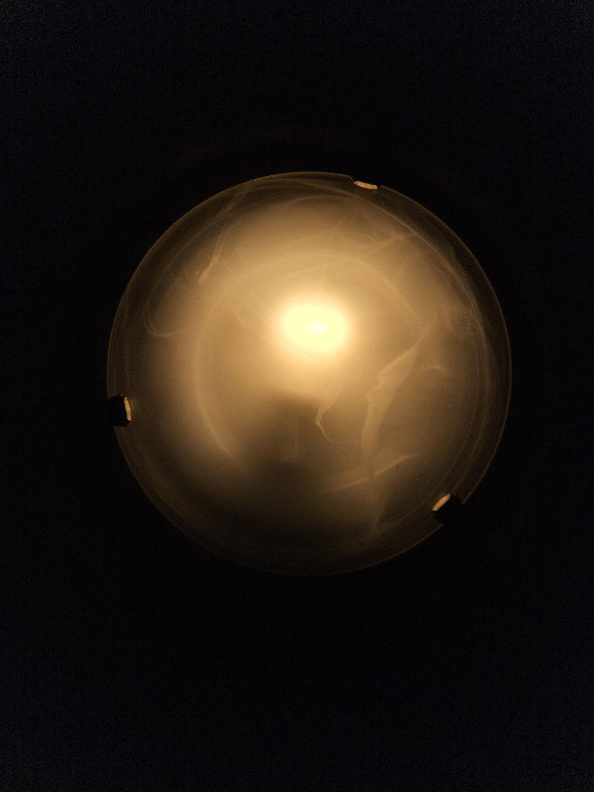 photo furniture A Set Of 3 Large 11.8" Vintage Glass Flush Mount Ceiling Light In Murano Style, Wall Lamp, Sconce, Wall Sconce, Wall Lamp