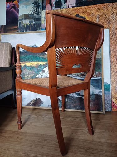 Anglo Indian Caned Early 20th Century Armchair photo Furniture