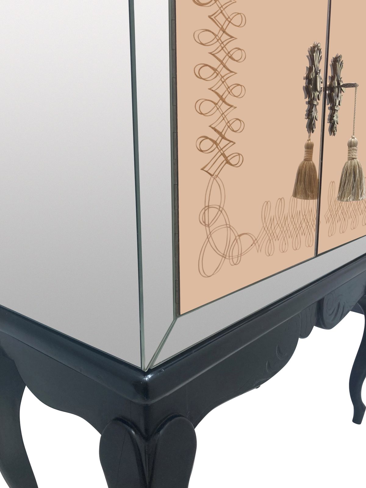 A French Mid Century Bar Cabinet On Stand photo for sale