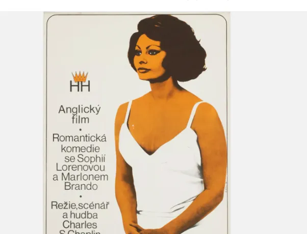 Sophia Loren Collection 4  X  Large Movie Posters Original 1960s / 1970s Czech Poster Design photo Art
