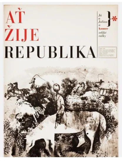 photo buy Czechoslovak New Wave Cinema Collection 4 X Movie Posters Original Czech 1960s Graphic Design